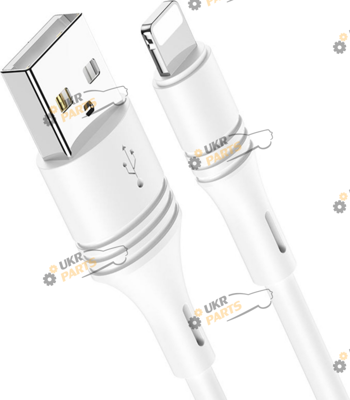 Кабель Borofone BX43 White USB/Lightning 2.4 А (BX43LW)