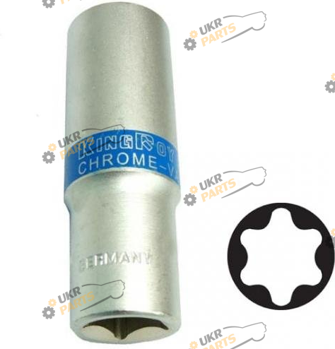 Головка Torx E King квадрат 1/2