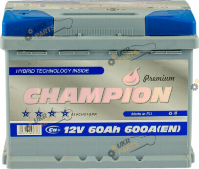 Автомобильный аккумулятор Champion Premium 60 Ач (CHGP60-1)
