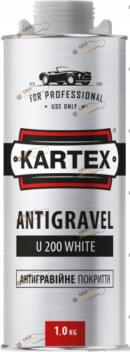 Антигравий для кузова Kartex U200 белый 1 л (50103)