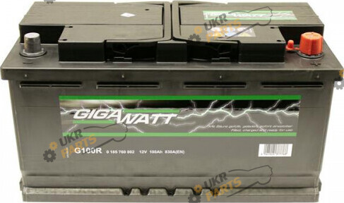 Автомобильный аккумулятор Gigawatt R+ 830 А 100 Ач (0185760002)