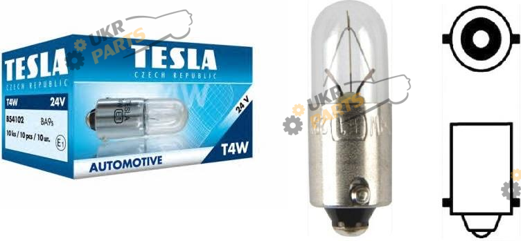 Лампочка габарита Tesla T4W (542332)