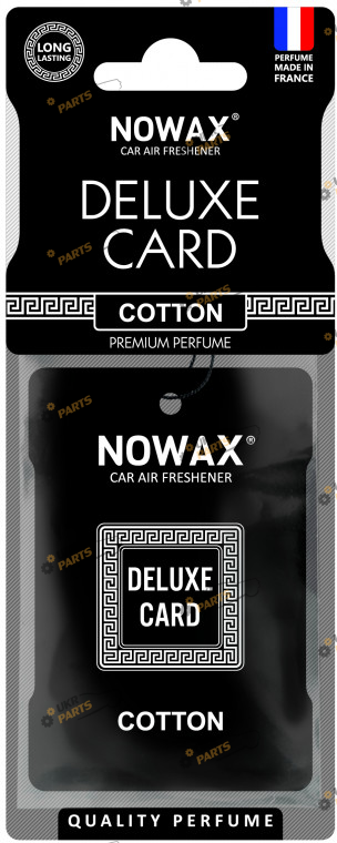 Ароматизатор NOWAX Delux Card | Fresh Cotton (NX07734)