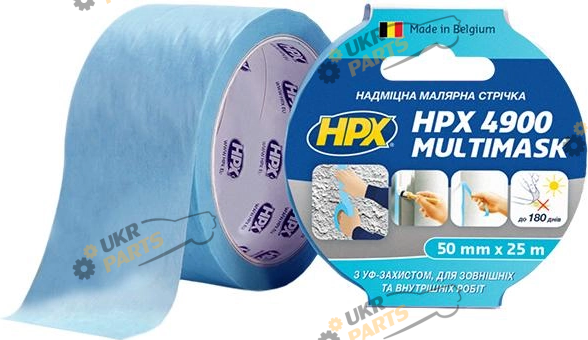 Малярная лента Hpx 4900 MULTIMASK 25 м / 50 мм (EW5025)