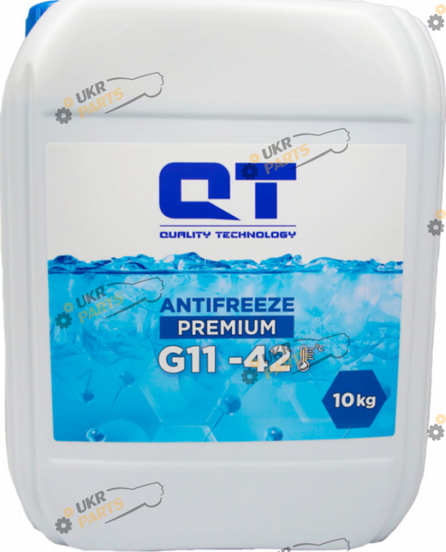 Антифриз QTech PREMIUM-42 G11 G11 синий 10 л (QT5134210)