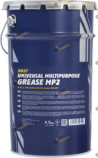 Универсальная смазка Mannol MP-2 Universal Mehrzweckfett 4.5 л (8027)