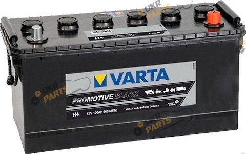 Грузовой аккумулятор Varta ГРУЗОВОЙ PROMOTIVE BLACK (H4): 600 А 100 Ач (600035060)