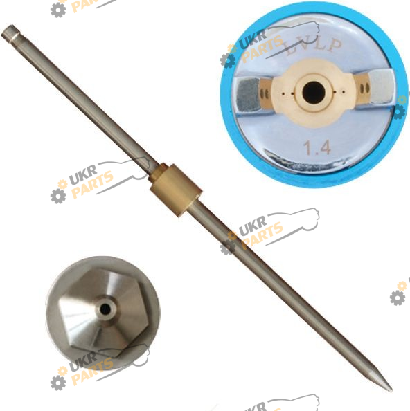 Комплект форсунки Intertool PT-2014 для краскопультов LVLP (PT-2014)