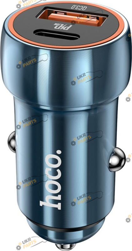 Зарядное устройство Hoco Z46A Blue whale Sapphire Blue USB/Type-C 3 А (6931474770349)