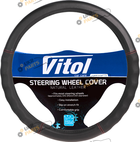 Чехол на руль Vitol L (39-41 см) черный (VLU-1909339 BK L)