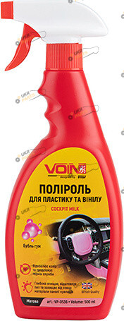 Полироль для пластика Voin матова Бабл Гам 0.5 л (VP-0536)