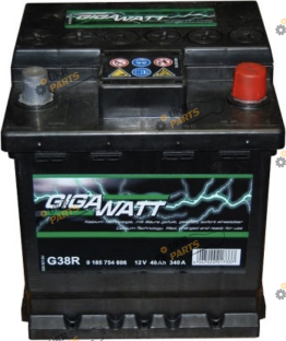 Автомобильный аккумулятор Gigawatt 6СТ-40 40 Ач (0185754006)