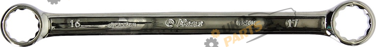 Ключ накидкой двусторонний Hans 16 мм 16x17 мм (11050M16X17)