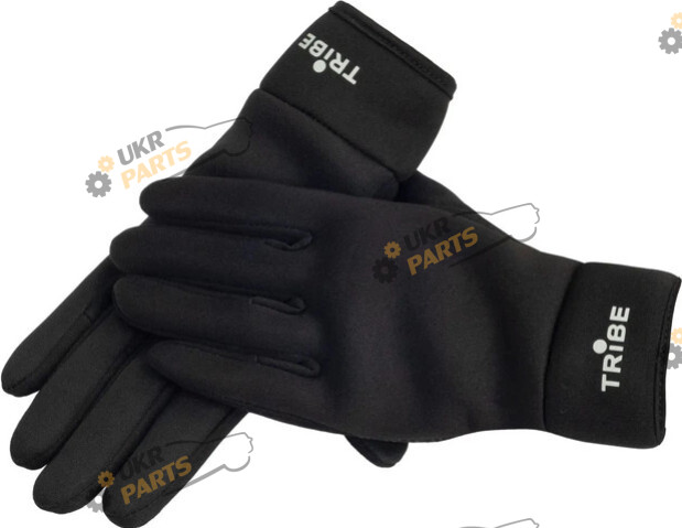 Перчатки черные с антискользящим покрытием XL (T-KC-0002-black-XL)