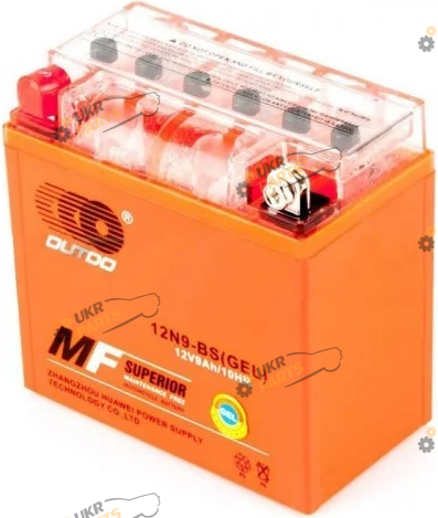 Мотоциклетный аккумулятор Outdo 9 Ач (12N9L-BS GEL)