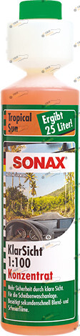 Жидкость омывателя концентрат летняя Sonax Tropical Sun 0.25 л (387141)