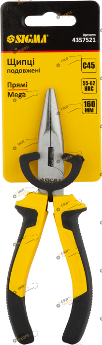 Длинногубцы Sigma прямые Standart 160 мм (4357521)