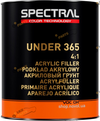 Грунтовка Spectral UNDER 365 P3 акриловый серый 2800 мл (90002)