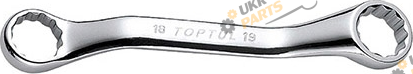 Ключ накидной Toptul 12 мм укороченный 12x13 мм (AAAK1213)