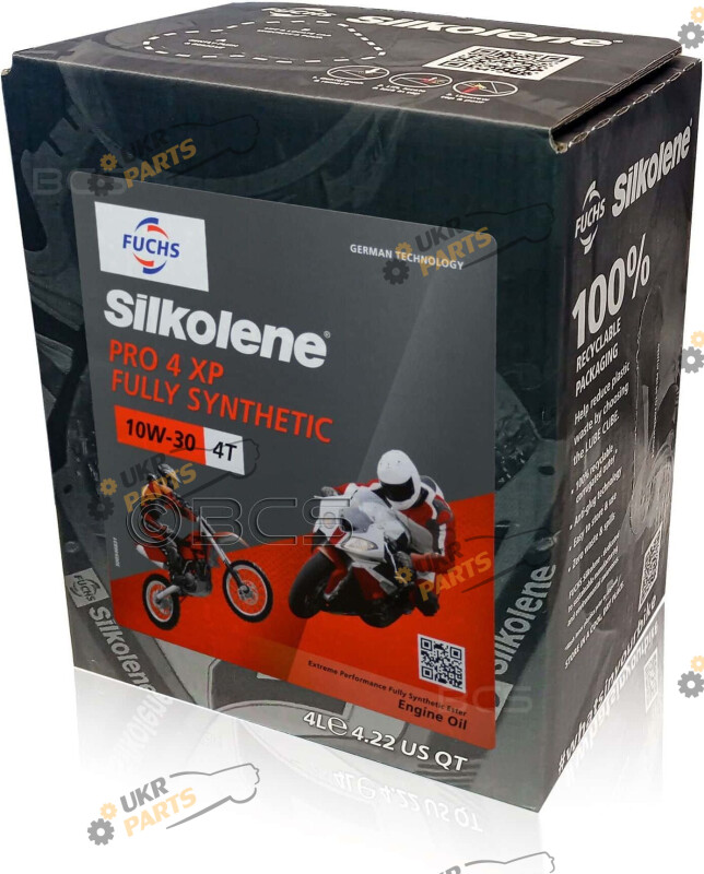 Моторное масло Fuchs Silkolene Pro 4 XP 10W-30 4 л (601399244)