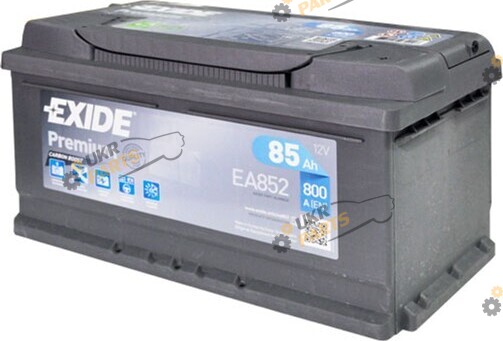 Автомобильный аккумулятор Exide Premium (-/+) Euro 800 А 85 Ач (EA852)
