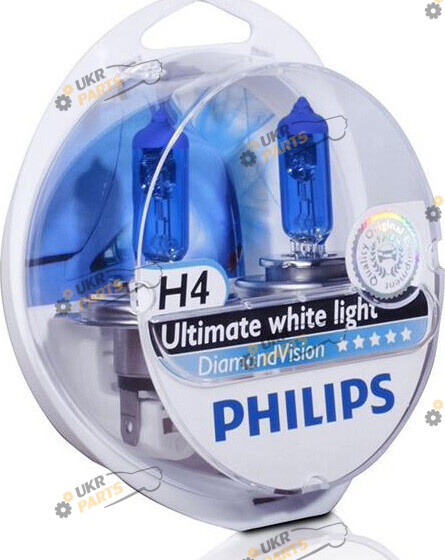 Галогеновая лампа Philips Diamond Vision H4 2 шт (PS 12342 DV S2)