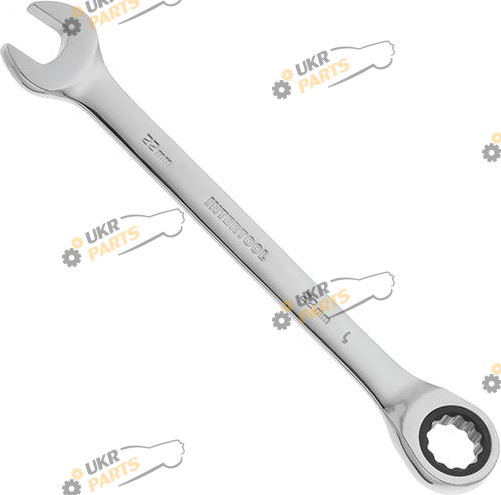 Ключ комбинированный Intertool с трещеткой 22 мм (XT-1362)