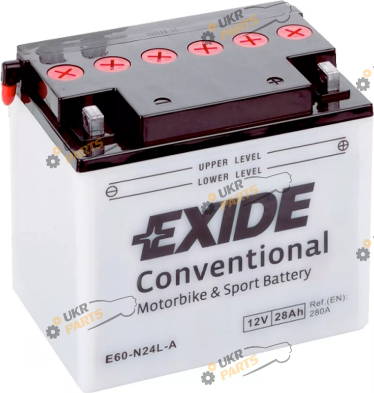 Мотоциклетный аккумулятор Exide 6СТ-28Ah АзЕ 28 Ач (E60-N24L-A)