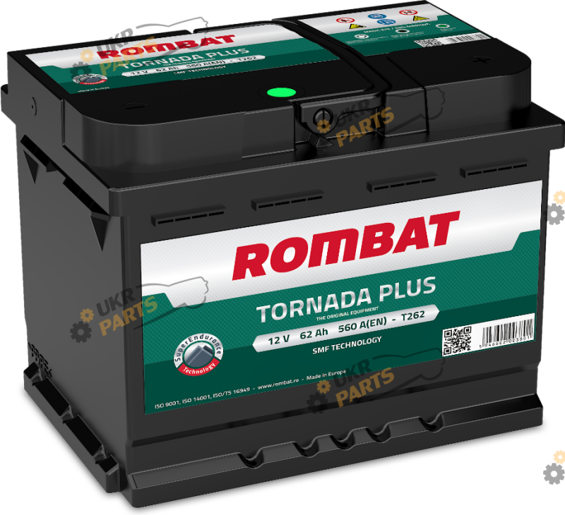 Автомобильный аккумулятор Rombat TORNADA PLUS 62 Ач (T262N)