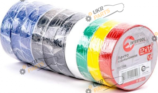 Изолента Intertool 15 м / 17 мм (IT-0019)