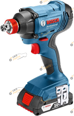 Гайковерт аккумуляторный Bosch ударный GDX 180-LI, 18 В 1/4