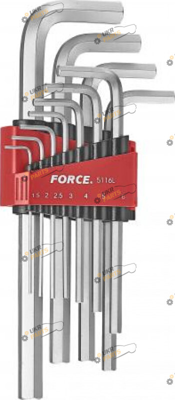 Набор шестигранников Force 11 шт (5116L)