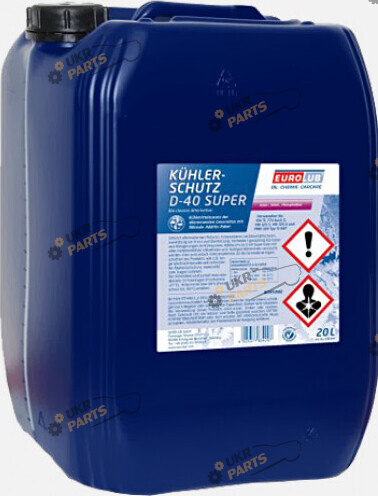 Антифриз Eurolub Kuhlerschutz D-40 Supe фиолетовый 20 л (ub 834020)