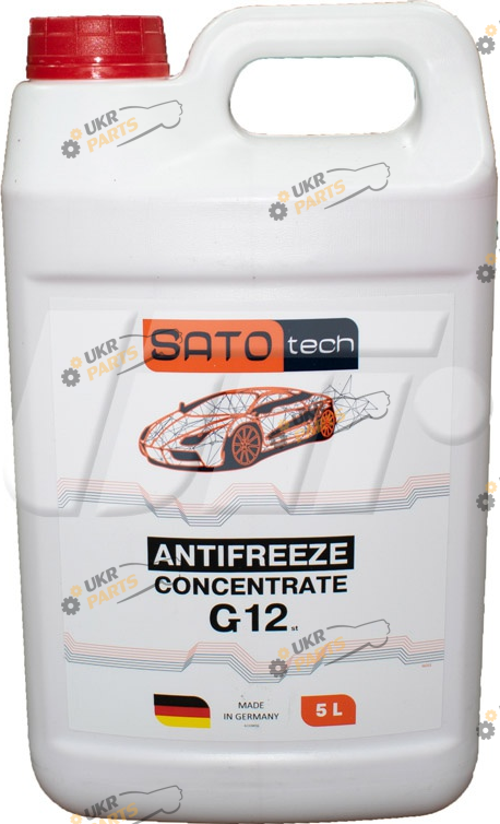 Концентрат антифриза Sato Tech -80С G12 красный 5 л (G1205R)