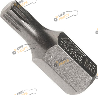 Бита JTC 10мм L-30мм SPLINE M6 (1363006 JTC)