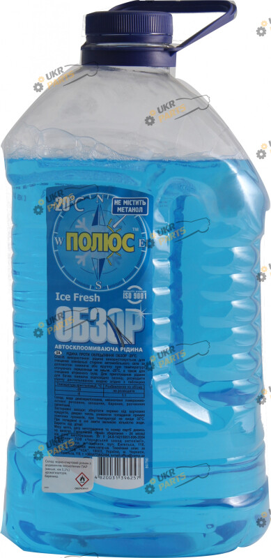 Жидкость омывателя готовая зимняя Полюс Обзор Ice Fresh -20 °C 4 л (2117)