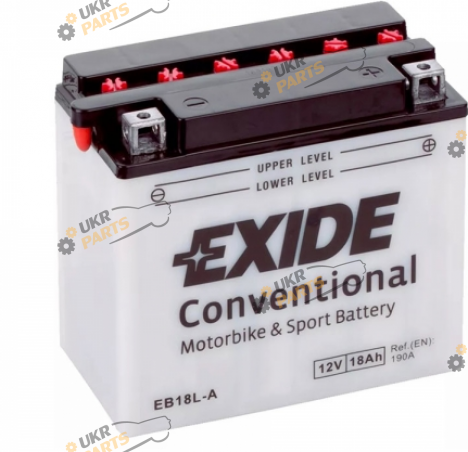 Мотоциклетный аккумулятор Exide 18 Ач (EB18L-A)