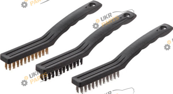 Щетка ручная Intertool 215 мм, 3 од. (BT-0005)