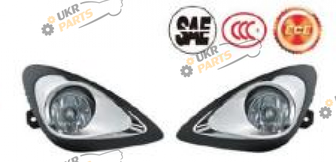 Фара противотуманная Vitol 55 Вт Nissan Micra 2013-16 (NS-607)