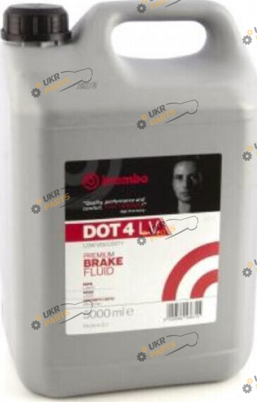 Тормозная жидкость Brembo DOT 4 BRAKE FLUID LV 5 л (L 04 250)