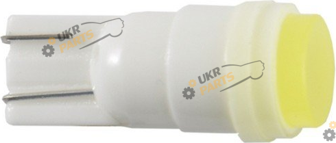 LED лампа SOLAR SOLAR 12V T10 1SMD with lens white (10шт) W2.1X9.5d 2 Вт (LC342_P)