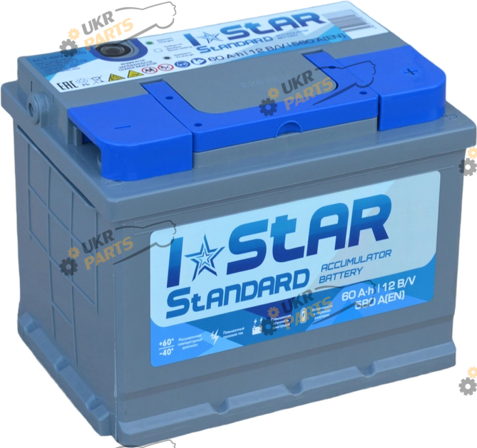 Автомобильный аккумулятор Kainar I STAR Standard (-/+) EN760 77 Ач (СТ-00077571)