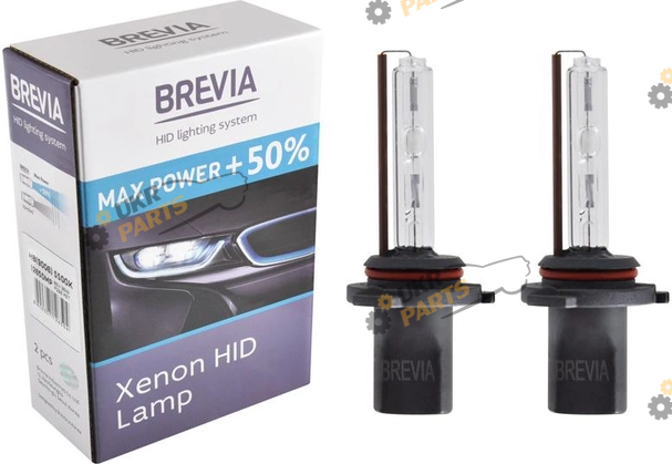 лампа Ксенон Brevia +50% 85V P22d KET 2шт HB4 5500 К (12650MP)