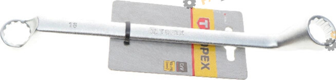 Ключ накидной Topex изогнутый 18 мм L-270 mm (35D815)
