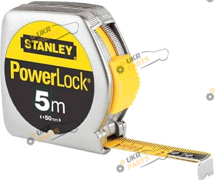Рулетка Stanley Powerlock, армированная лента, пластиковый корпус 5м (0-33-194)