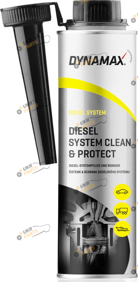 Промывка двигателя для дизеля Dynamax DIESEL SYSTEM CLEAN&PROTECT 0.3 л (502257)