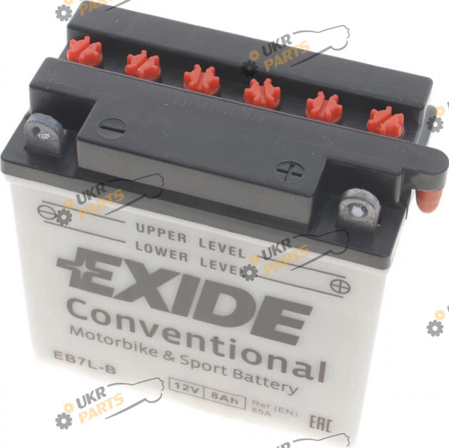 Мотоциклетный аккумулятор Exide Conventional 8 Ач (EB7L-B)