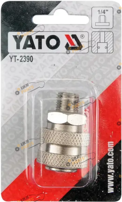 Быстроразъемное соединение Yato с наружной резьбой Ø= 1/4
