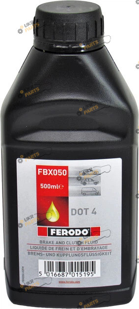 Тормозная жидкость Ferodo DOT 4 0.5 л (FBX050B)