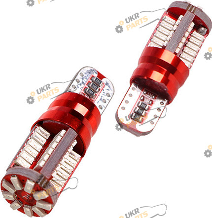 LED лампа Vitol T-10 -57SMD-3014 с обманкой (48637)
